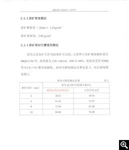 原礦密度測定