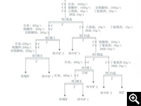 浮選探索試驗流程圖